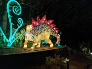 light-up dinosaur